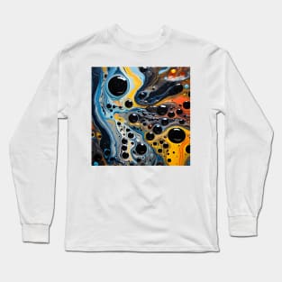 Abstract Celestial Viscosity Art Long Sleeve T-Shirt